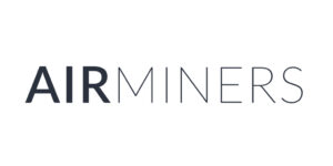 AirMiners Logo Black Text